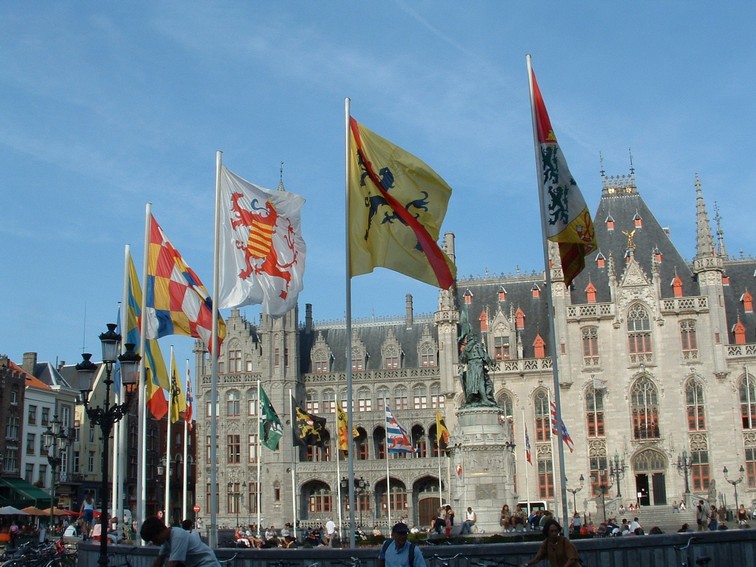 Brugge Piazza Markt Belgio